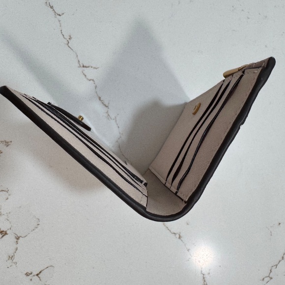 Kate Spade Wallet Colorblock Slim Bifold Pale Dogwood Classic Preowned - Picture 7 of 16